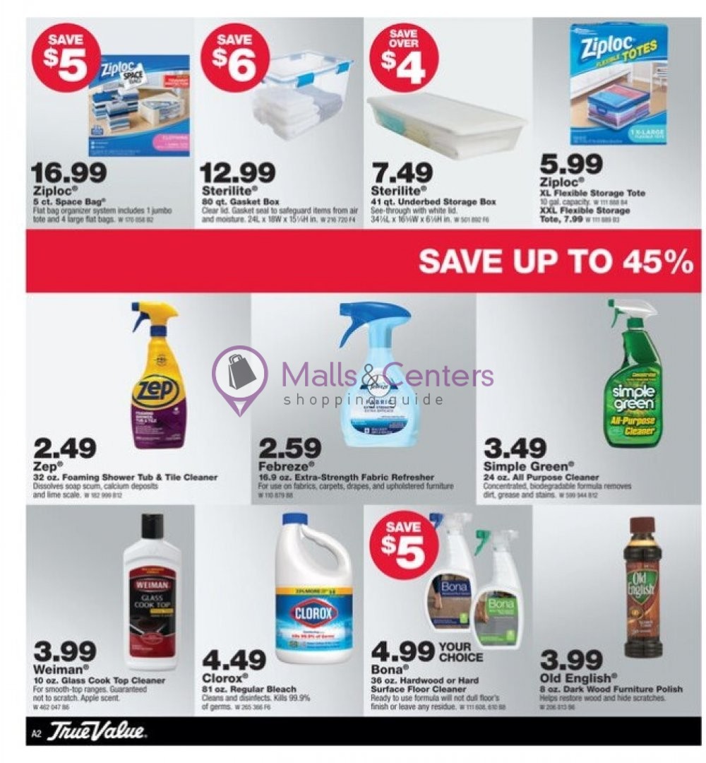 True Value Weekly Ad sales & flyers specials MallsCenters