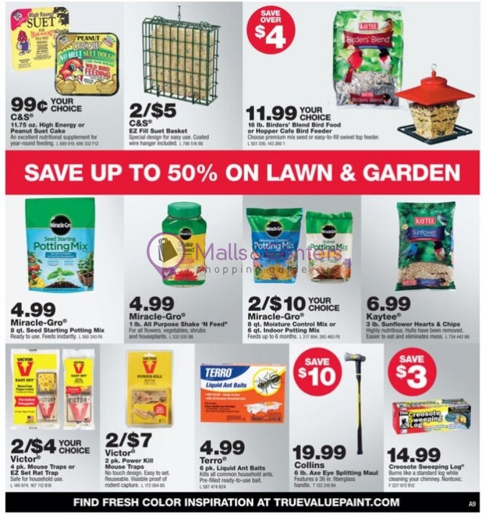 True Value Weekly Ad sales & flyers specials MallsCenters