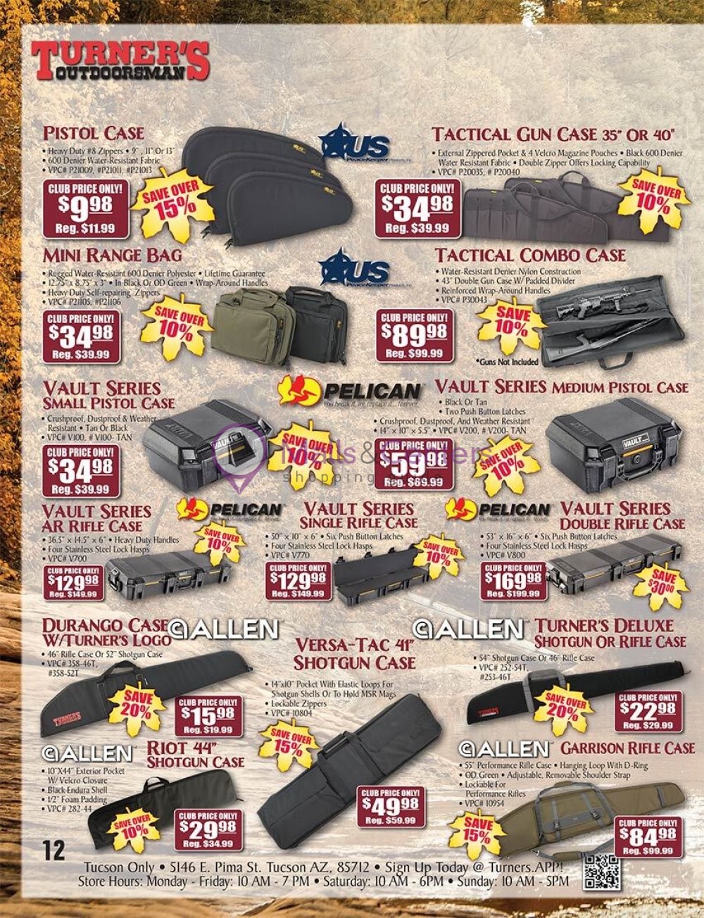 Turner's Outdoorsman Weekly Ad sales & flyers specials MallsCenters