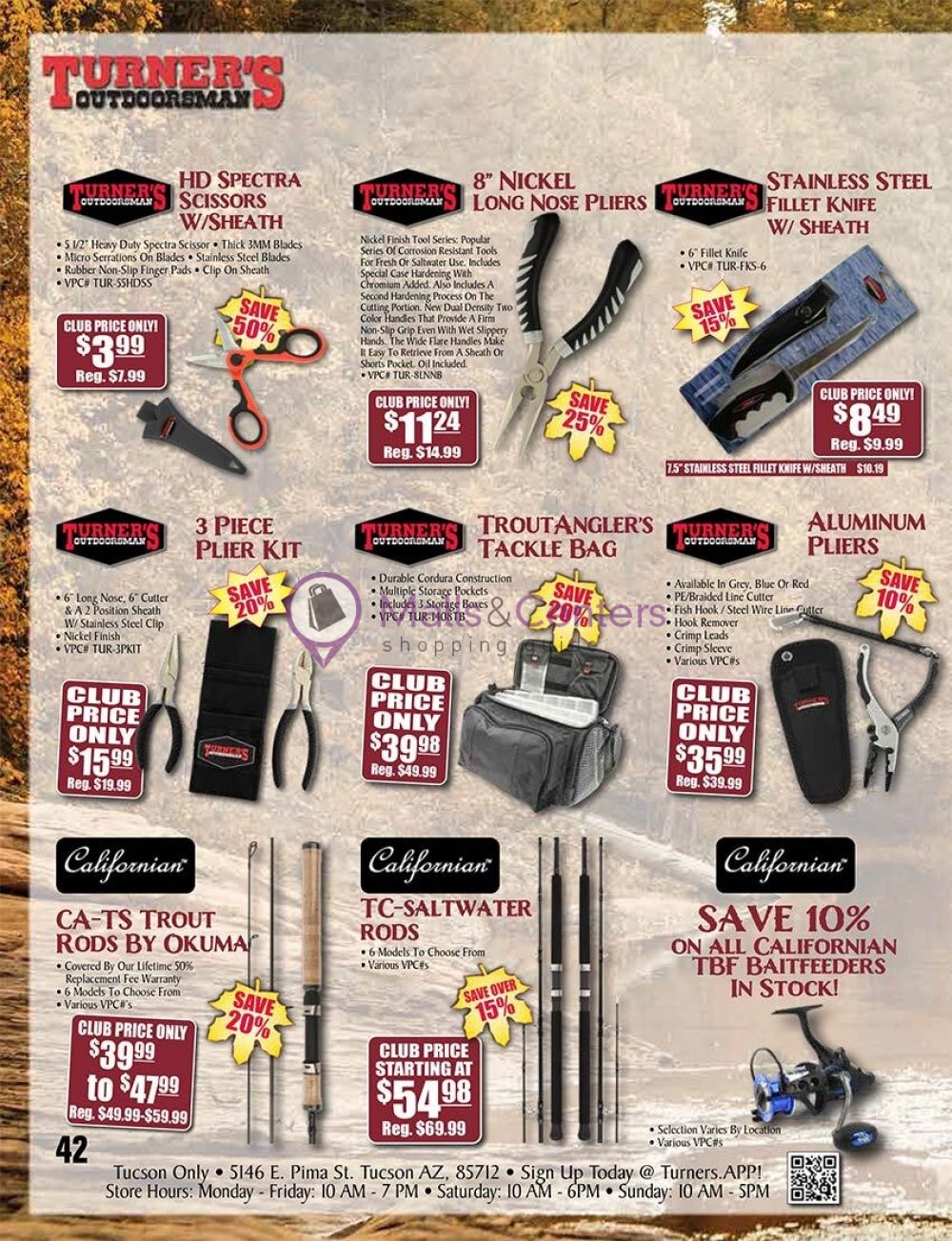 Turner's Outdoorsman Weekly Ad sales & flyers specials MallsCenters