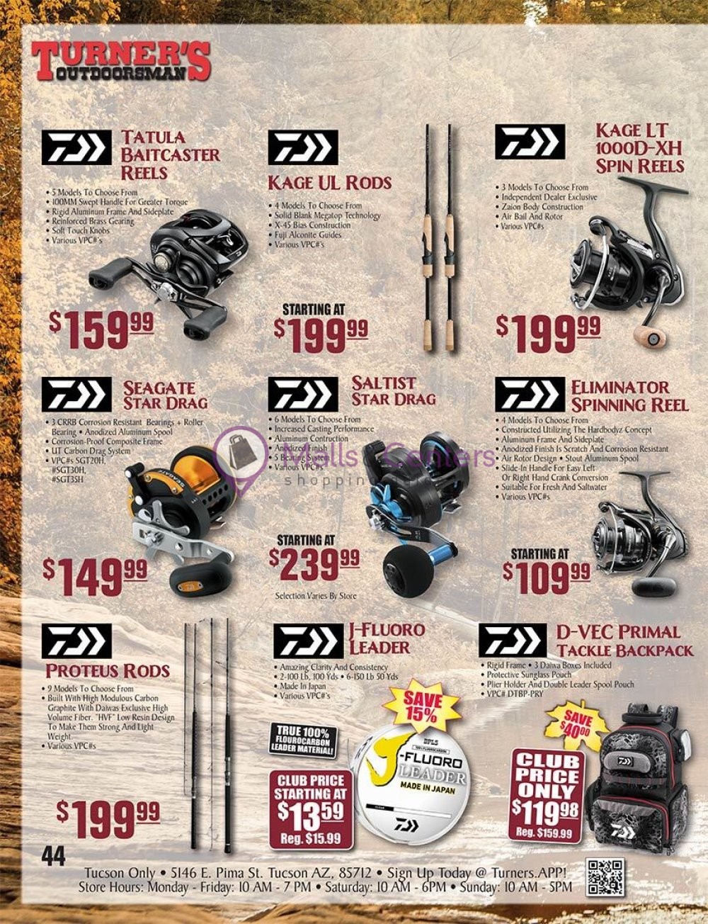 Turner's Outdoorsman Weekly Ad sales & flyers specials MallsCenters