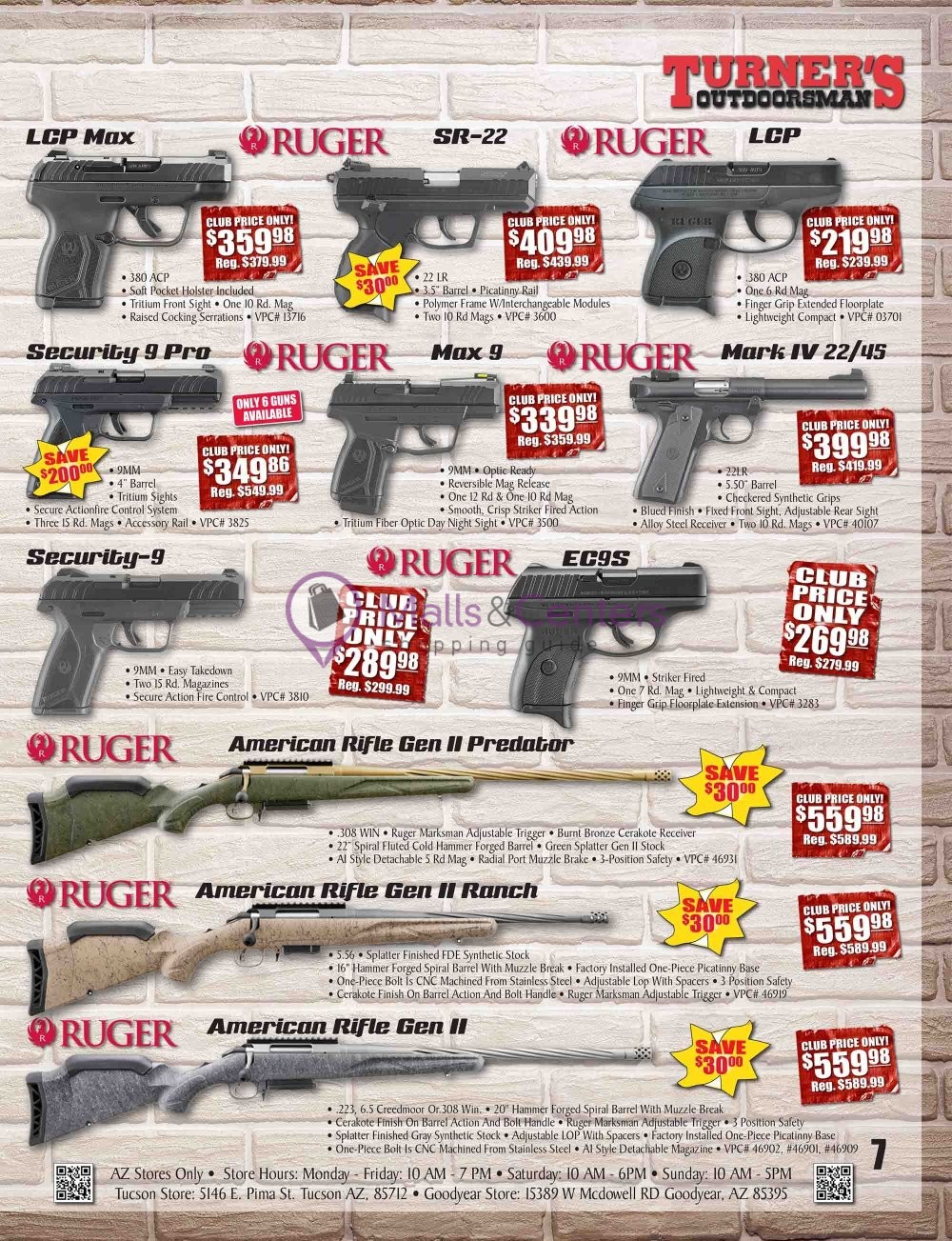 Weekly ad for Turner's Outdoorsman valid: 06/07/2024 - 07/04/2024, page 7 Weekly ad for Turner's Outdoorsman valid: 06/07/2024 - 07/04/2024, page 7