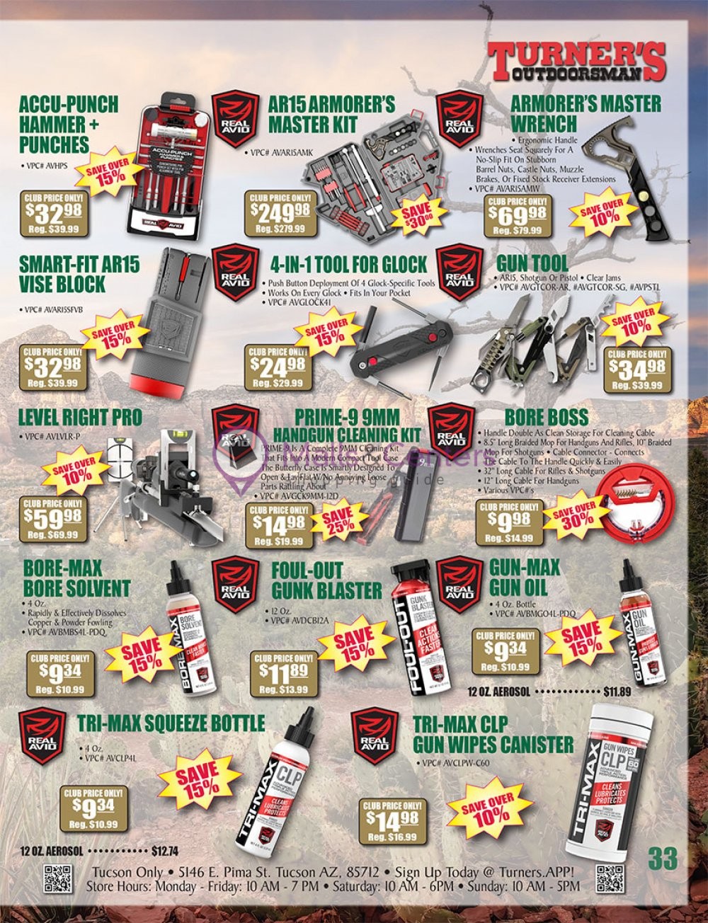 Turner's Outdoorsman Weekly Ad sales & flyers specials MallsCenters