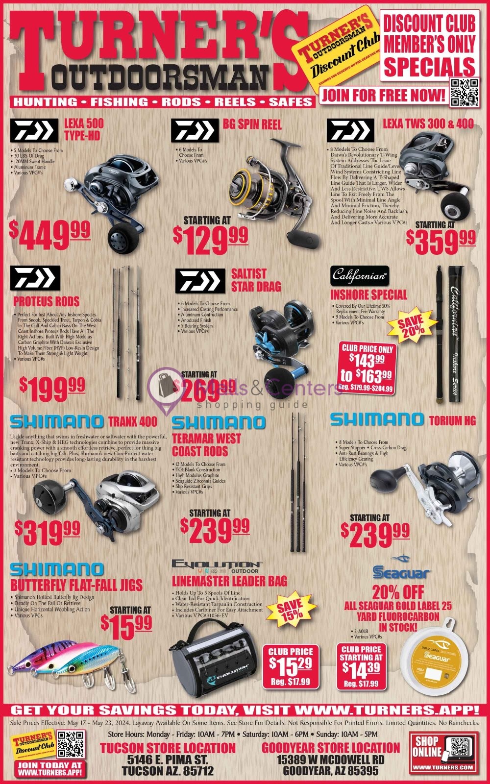 Weekly ad for Turner's Outdoorsman valid: 05/17/2024 - 05/23/2024, page 2 Weekly ad for Turner's Outdoorsman valid: 05/17/2024 - 05/23/2024, page 2