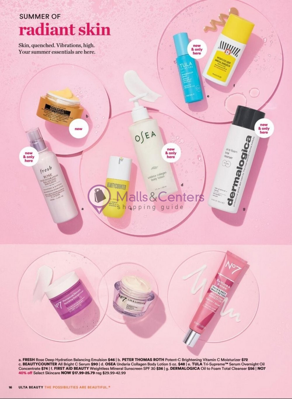Weekly ad for Ulta Beauty valid: 06/04/2023 - 06/24/2023, page 16 Weekly ad for Ulta Beauty valid: 06/04/2023 - 06/24/2023, page 16