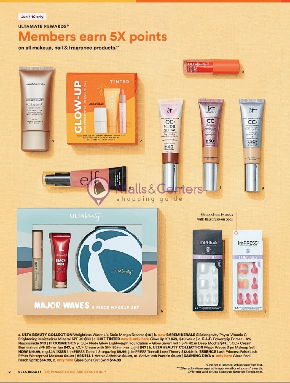 Weekly ad for Ulta Beauty valid: 06/04/2023 - 06/24/2023, page 2 Weekly ad for Ulta Beauty valid: 06/04/2023 - 06/24/2023, page 2