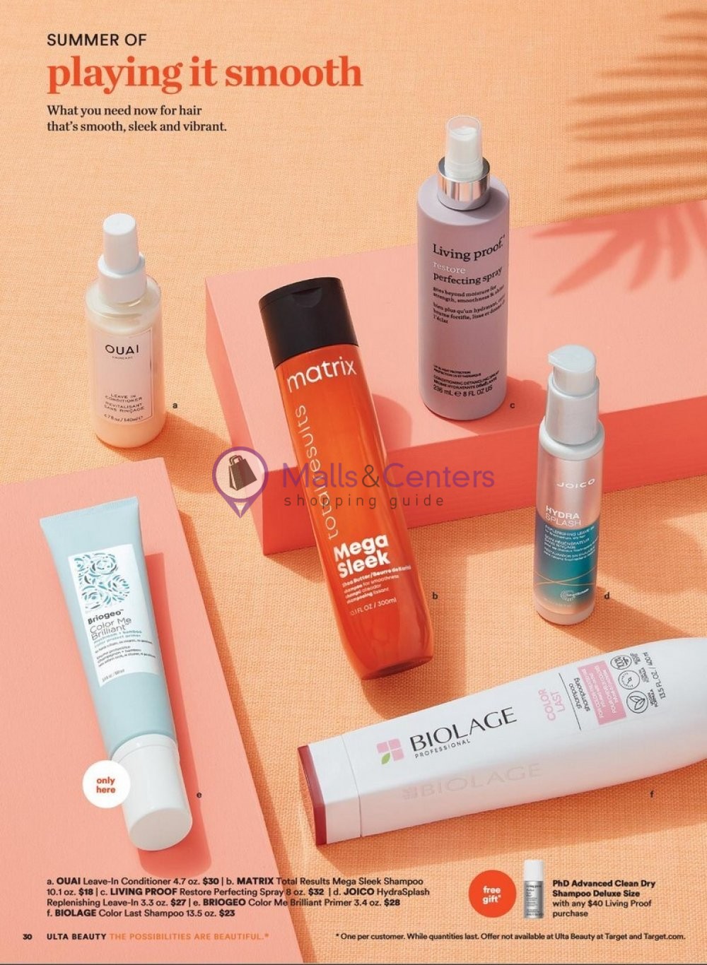 Weekly ad for Ulta Beauty valid: 06/04/2023 - 06/24/2023, page 30 Weekly ad for Ulta Beauty valid: 06/04/2023 - 06/24/2023, page 30
