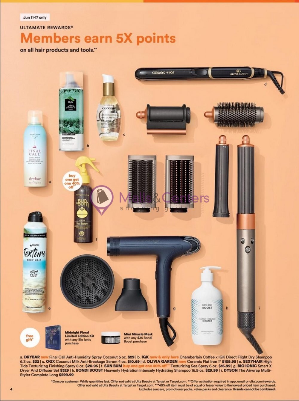Weekly ad for Ulta Beauty valid: 06/04/2023 - 06/24/2023, page 4 Weekly ad for Ulta Beauty valid: 06/04/2023 - 06/24/2023, page 4