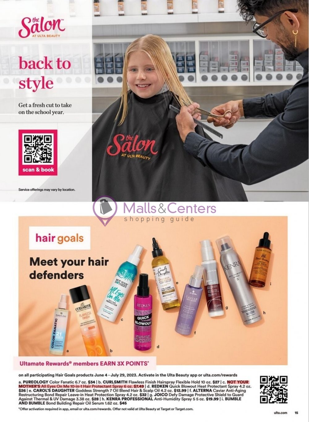 Weekly ad for Ulta Beauty valid: 06/25/2023 - 07/15/2023, page 15