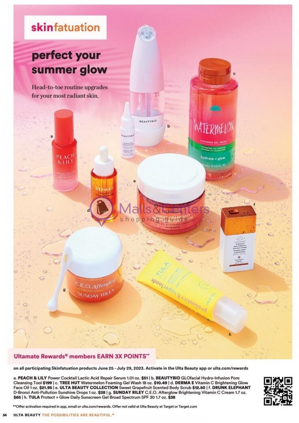 Weekly ad for Ulta Beauty valid: 06/25/2023 - 07/15/2023, page 34