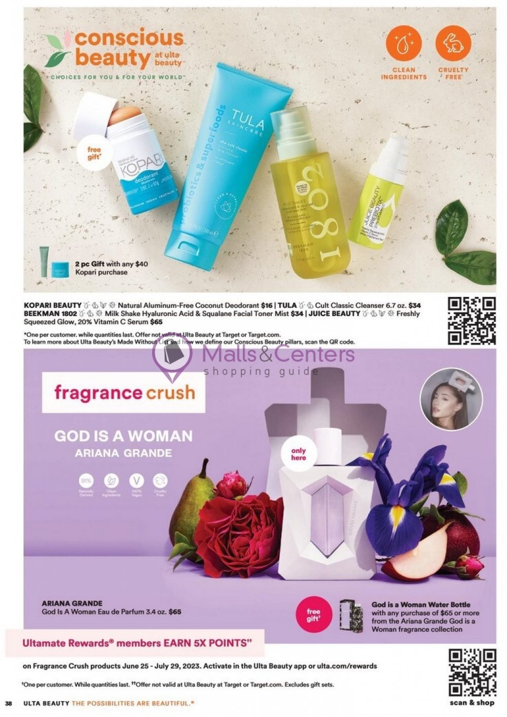 Weekly ad for Ulta Beauty valid: 06/25/2023 - 07/15/2023, page 38
