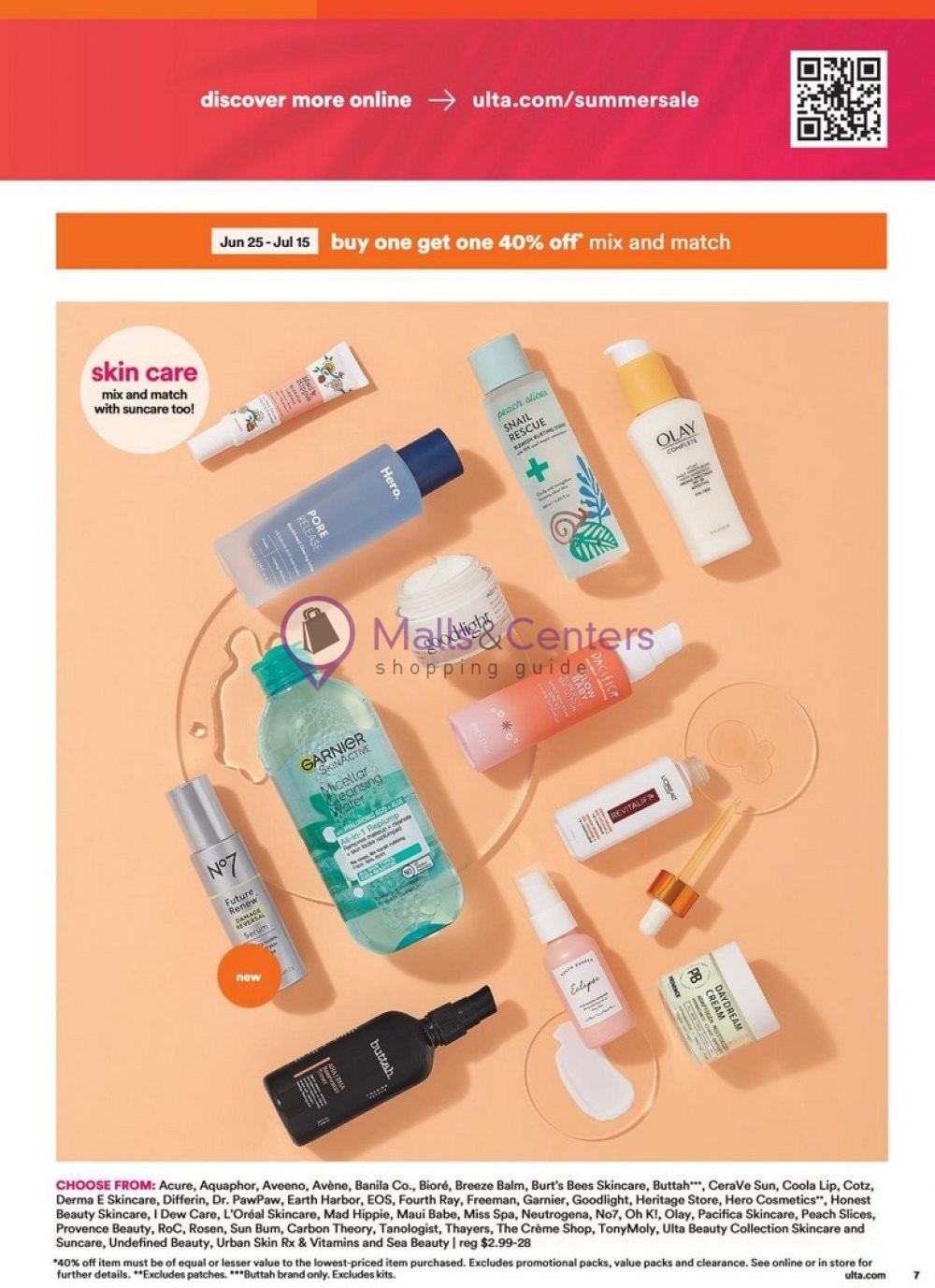 Weekly ad for Ulta Beauty valid: 06/25/2023 - 07/15/2023, page 7