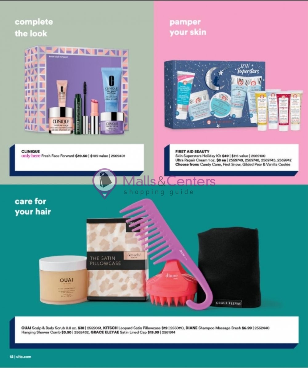 Ulta Beauty Weekly ad valid from 12/06/2020 to 12/12/2020 MallsCenters