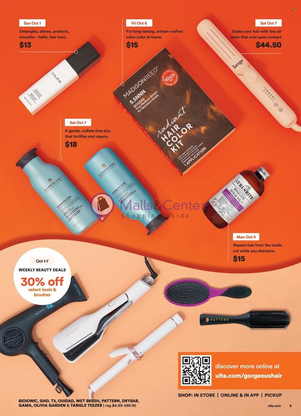 Weekly ad for Ulta Beauty valid: 10/01/2023 - 10/21/2023, page 3 Weekly ad for Ulta Beauty valid: 10/01/2023 - 10/21/2023, page 3