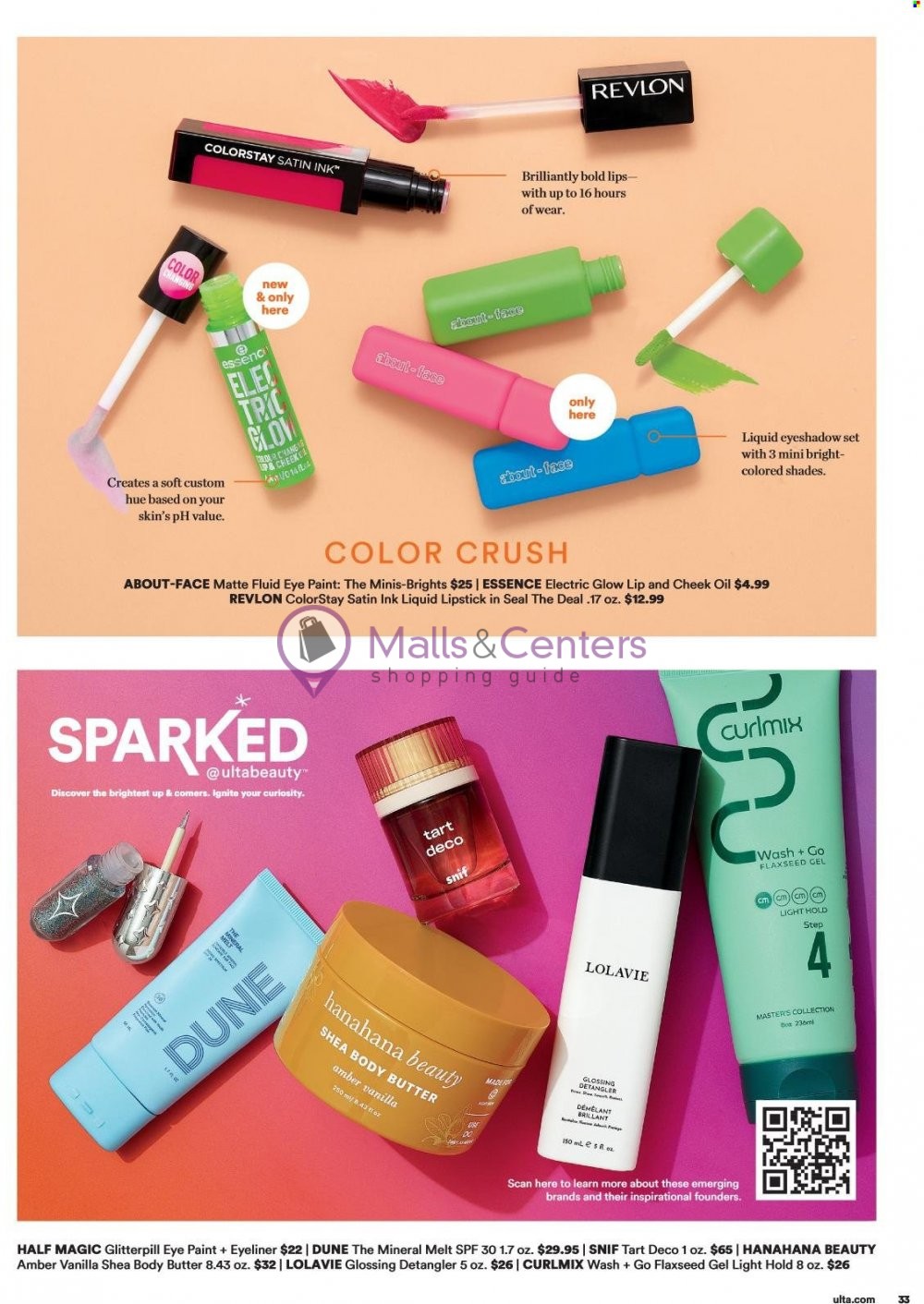 Weekly ad for Ulta Beauty valid: 10/01/2023 - 10/21/2023, page 33 Weekly ad for Ulta Beauty valid: 10/01/2023 - 10/21/2023, page 33