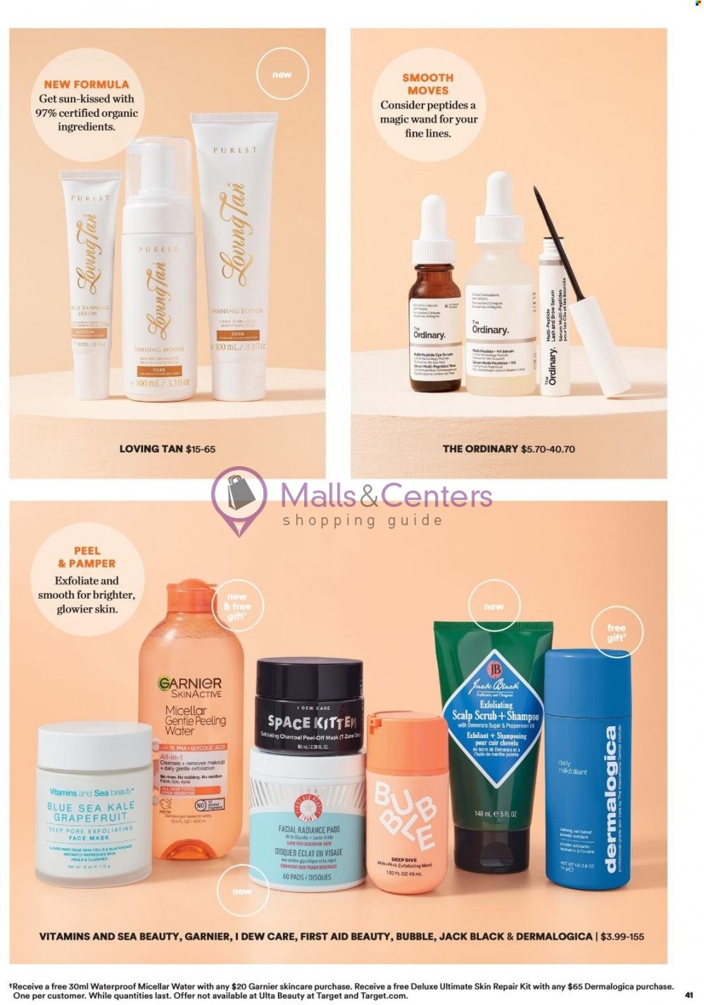 Weekly ad for Ulta Beauty valid: 10/01/2023 - 10/21/2023, page 41 Weekly ad for Ulta Beauty valid: 10/01/2023 - 10/21/2023, page 41