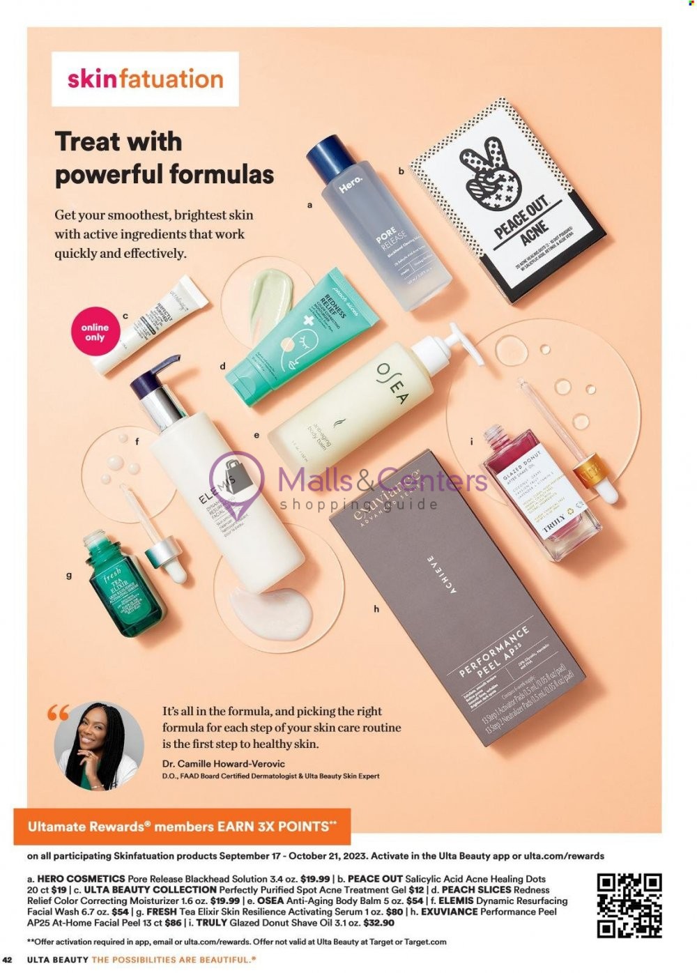 Weekly ad for Ulta Beauty valid: 10/01/2023 - 10/21/2023, page 42 Weekly ad for Ulta Beauty valid: 10/01/2023 - 10/21/2023, page 42