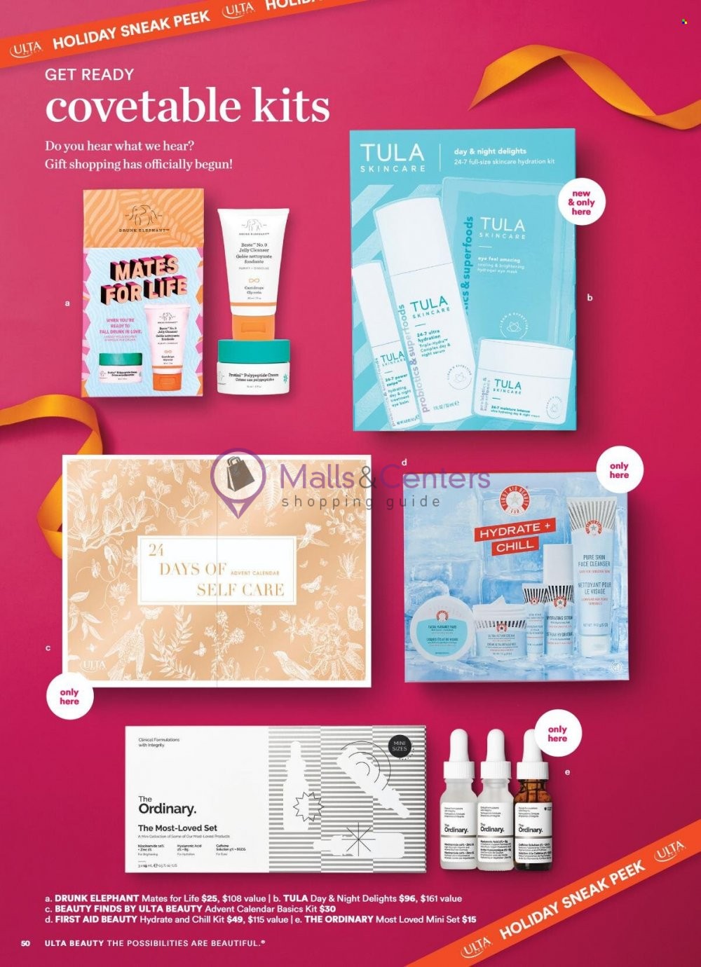 Weekly ad for Ulta Beauty valid: 10/01/2023 - 10/21/2023, page 50 Weekly ad for Ulta Beauty valid: 10/01/2023 - 10/21/2023, page 50