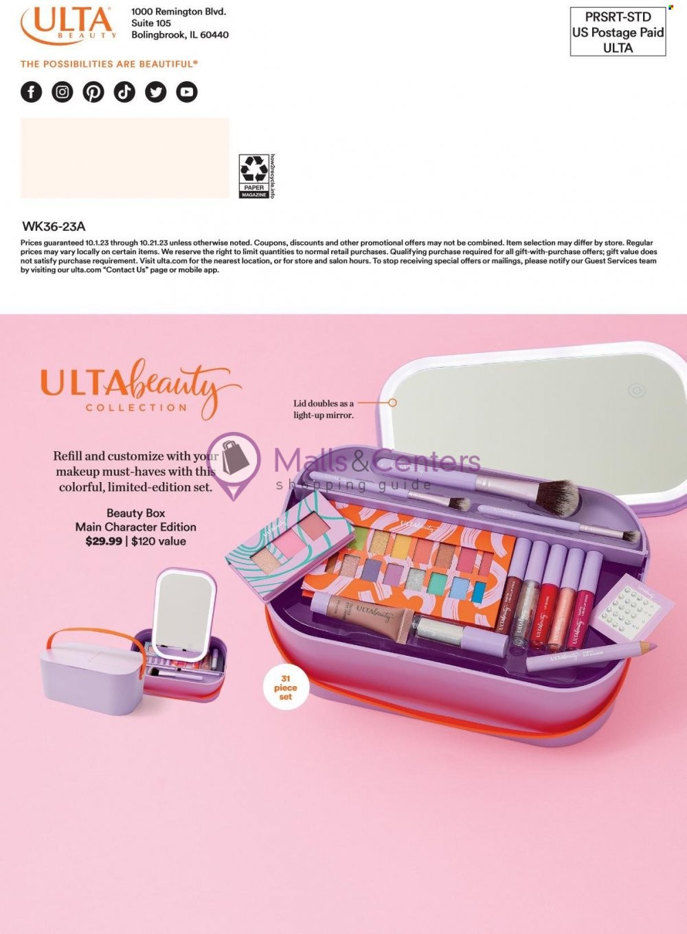 Weekly ad for Ulta Beauty valid: 10/01/2023 - 10/21/2023, page 56 Weekly ad for Ulta Beauty valid: 10/01/2023 - 10/21/2023, page 56