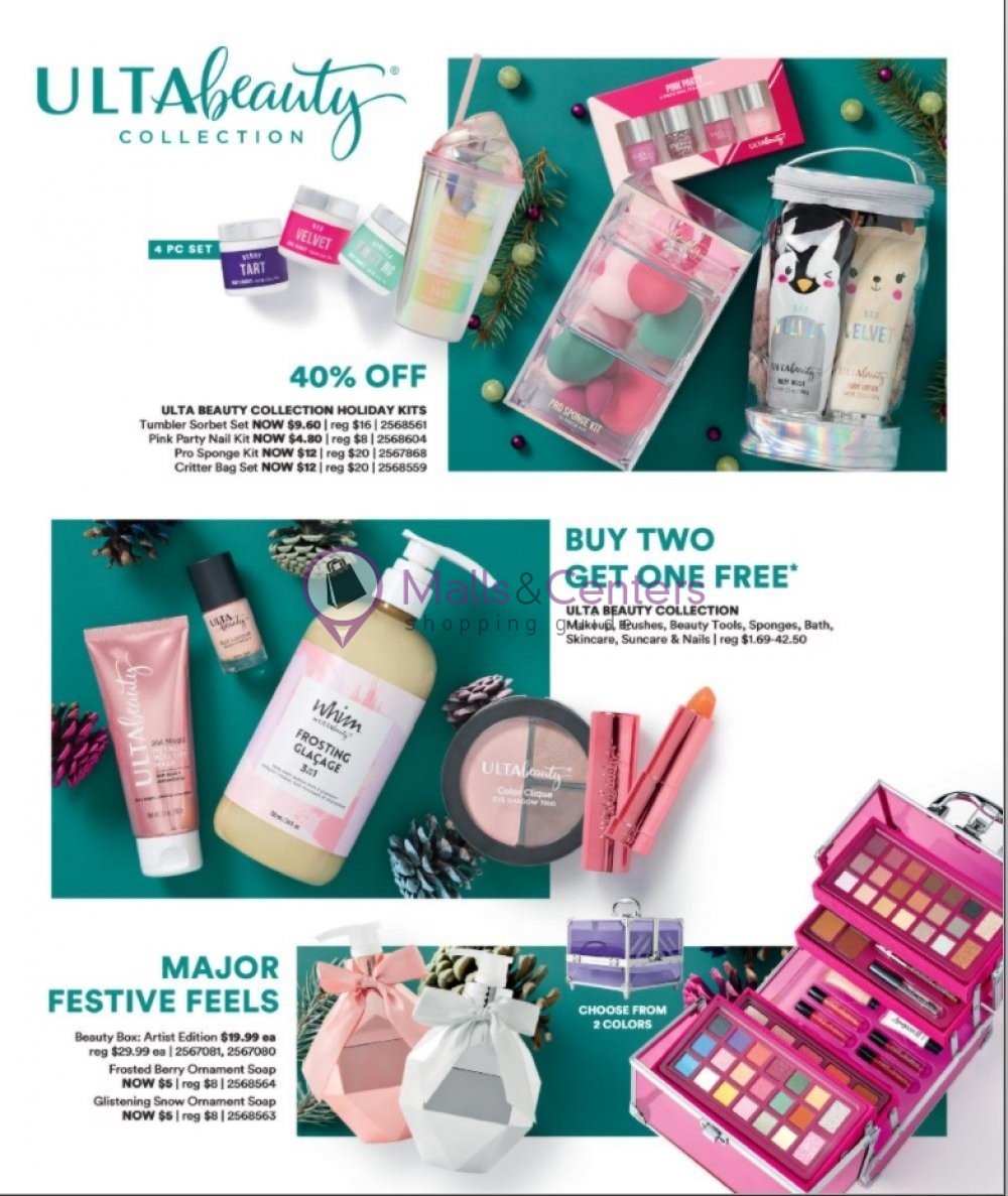 Ulta Beauty Weekly ad valid from 12/13/2020 to 12/24/2020 MallsCenters