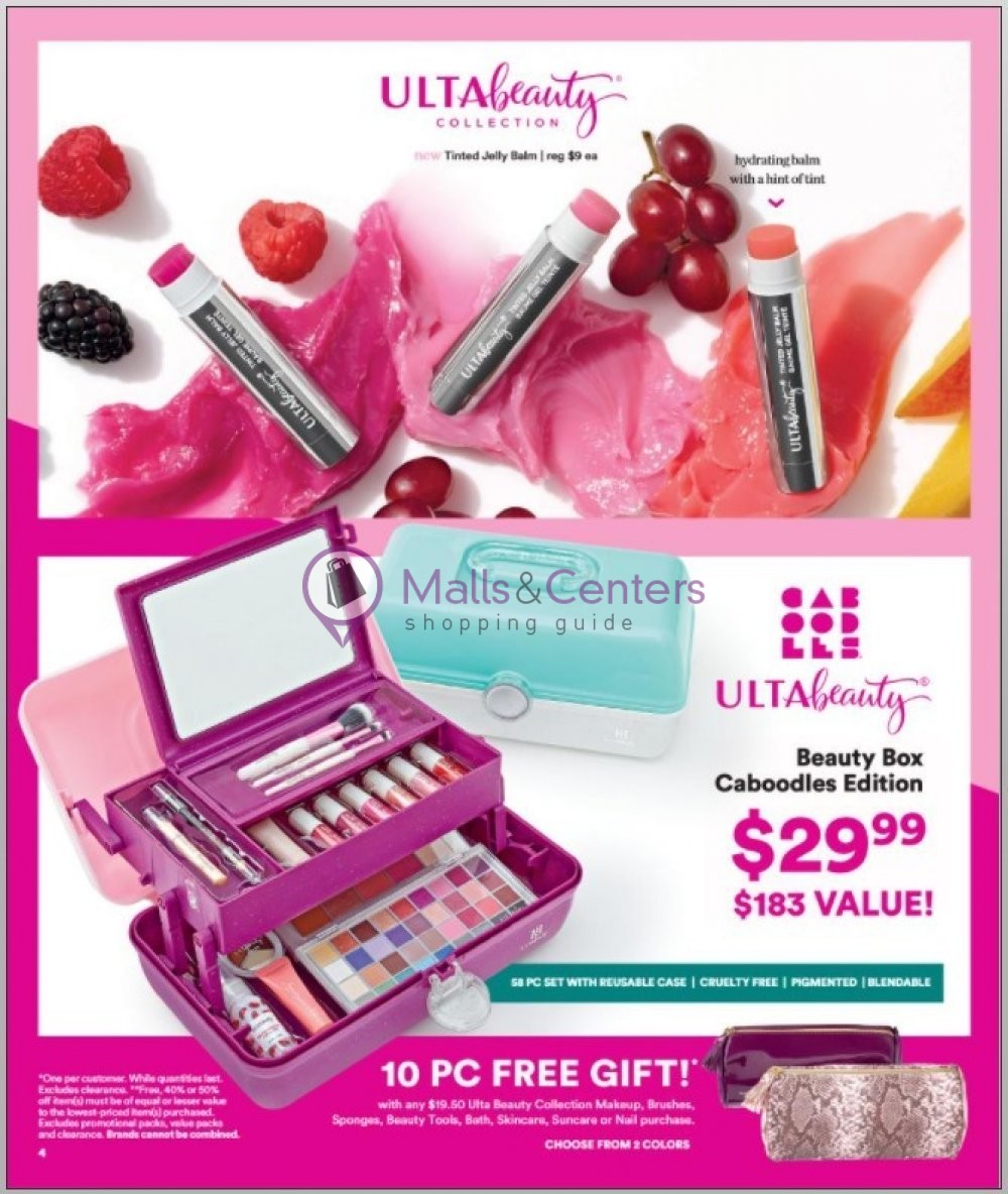 Ulta Beauty Weekly Ad sales & flyers specials MallsCenters