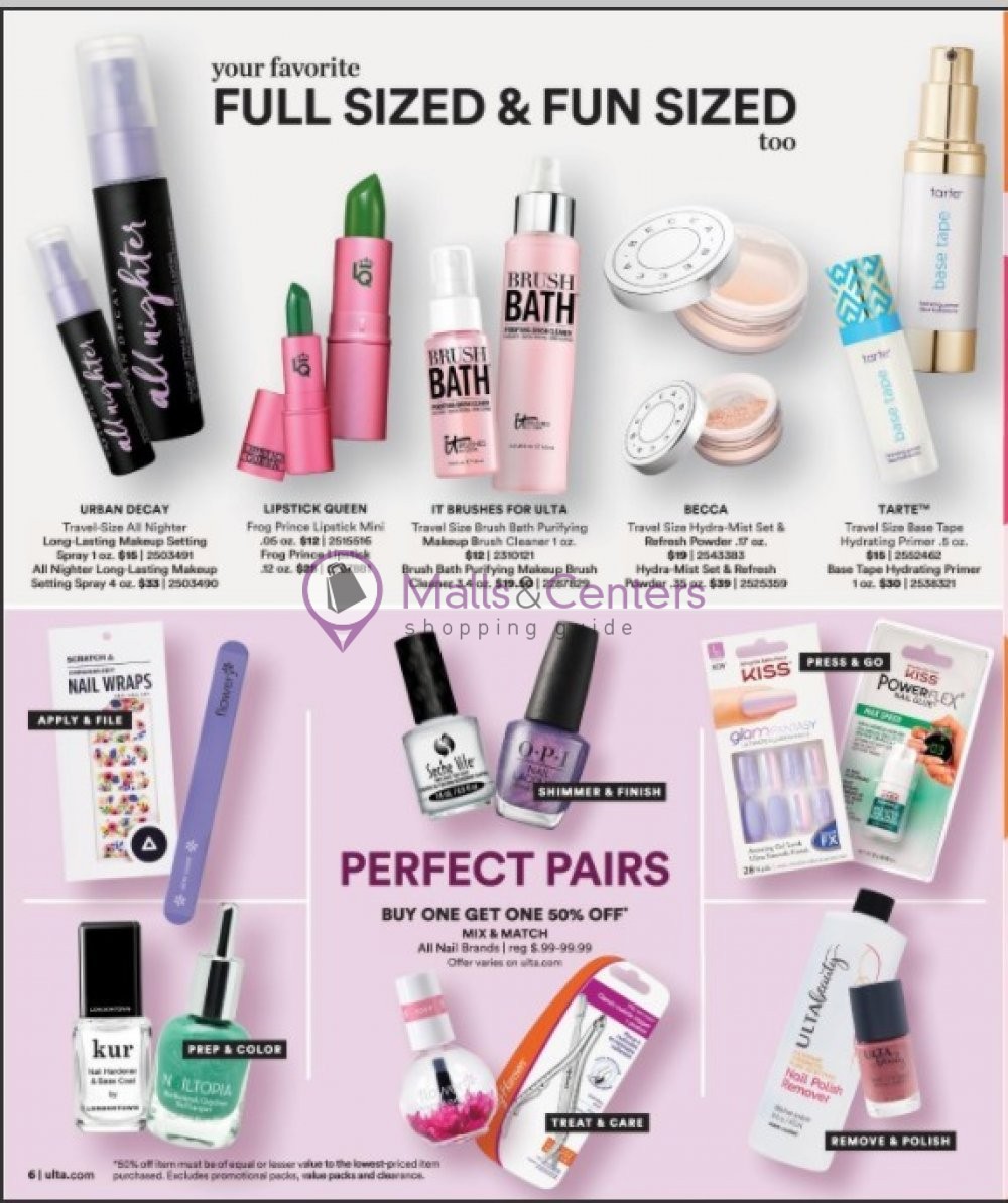 Ulta Beauty Weekly Ad sales & flyers specials MallsCenters