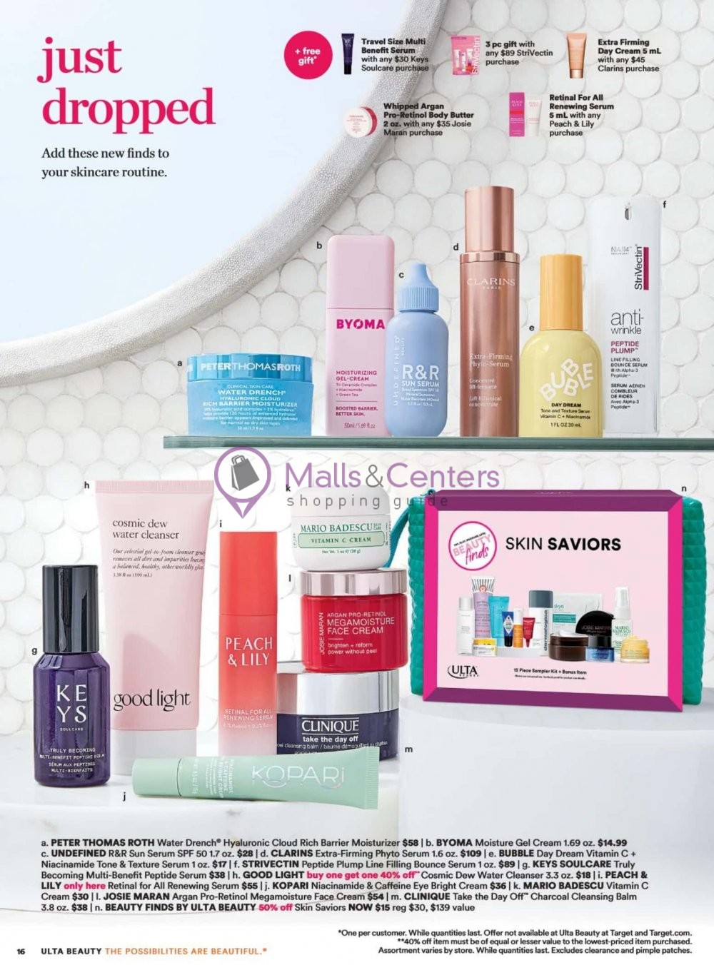 Ulta Beauty Weekly Ad sales & flyers specials MallsCenters