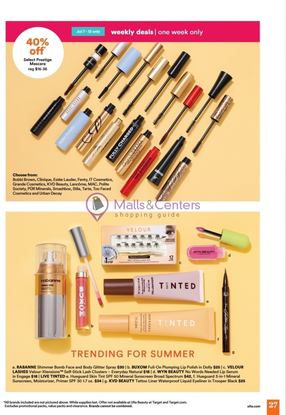 Weekly ad for Ulta Beauty valid: 06/23/2024 - 07/13/2024, page 27