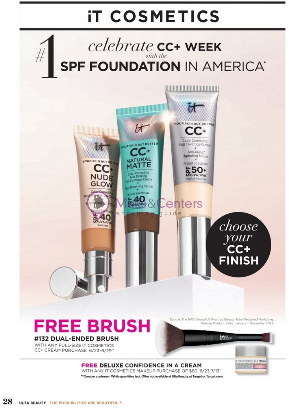 Weekly ad for Ulta Beauty valid: 06/23/2024 - 07/13/2024, page 28