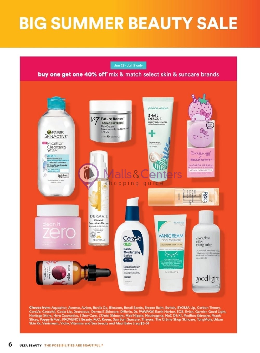 Weekly ad for Ulta Beauty valid: 06/23/2024 - 07/13/2024, page 6