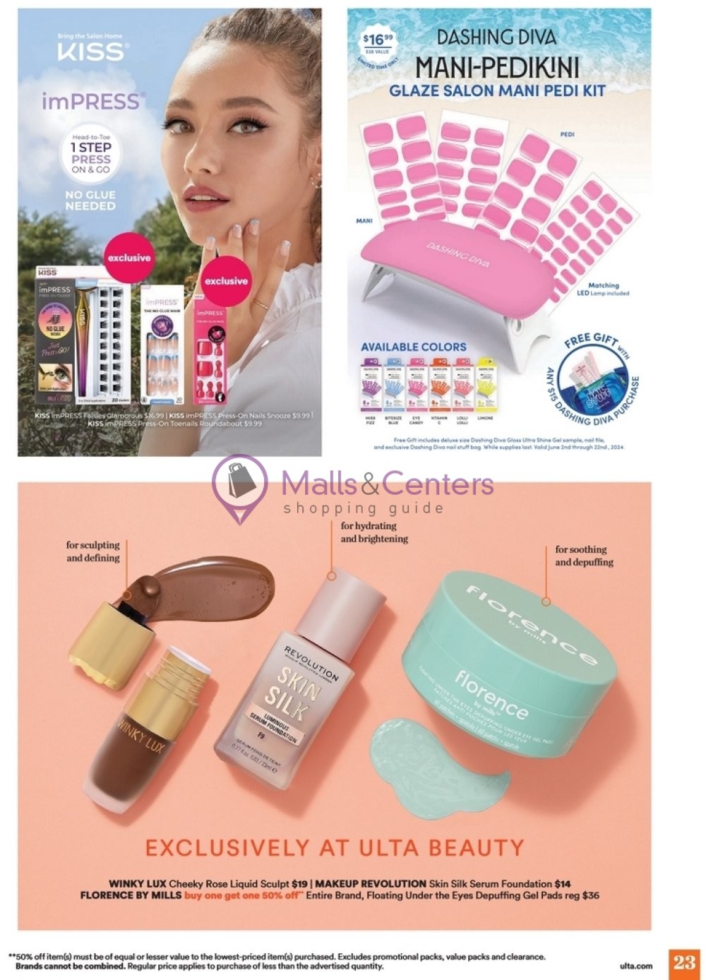 Weekly ad for Ulta Beauty valid: 06/02/2024 - 06/22/2024, page 23 Weekly ad for Ulta Beauty valid: 06/02/2024 - 06/22/2024, page 23
