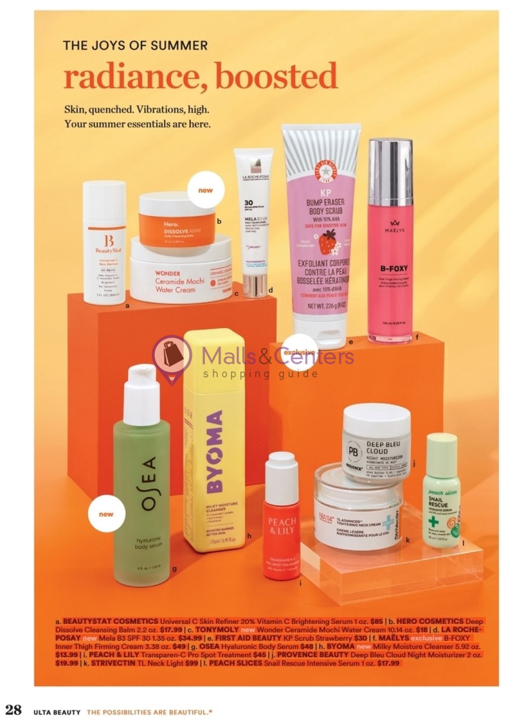 Weekly ad for Ulta Beauty valid: 06/02/2024 - 06/22/2024, page 28 Weekly ad for Ulta Beauty valid: 06/02/2024 - 06/22/2024, page 28