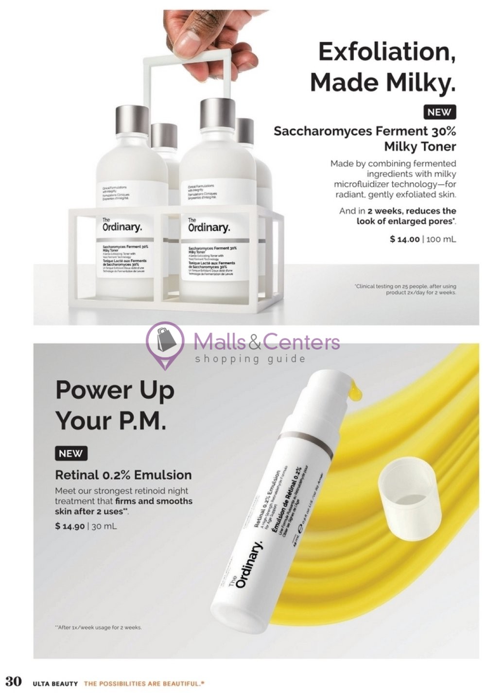 Weekly ad for Ulta Beauty valid: 06/02/2024 - 06/22/2024, page 30 Weekly ad for Ulta Beauty valid: 06/02/2024 - 06/22/2024, page 30