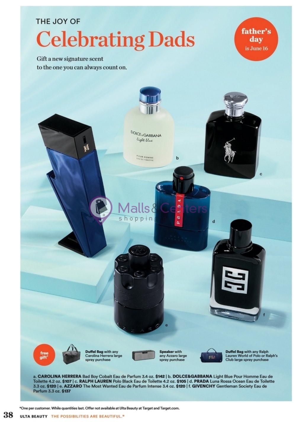 Weekly ad for Ulta Beauty valid: 06/02/2024 - 06/22/2024, page 38 Weekly ad for Ulta Beauty valid: 06/02/2024 - 06/22/2024, page 38