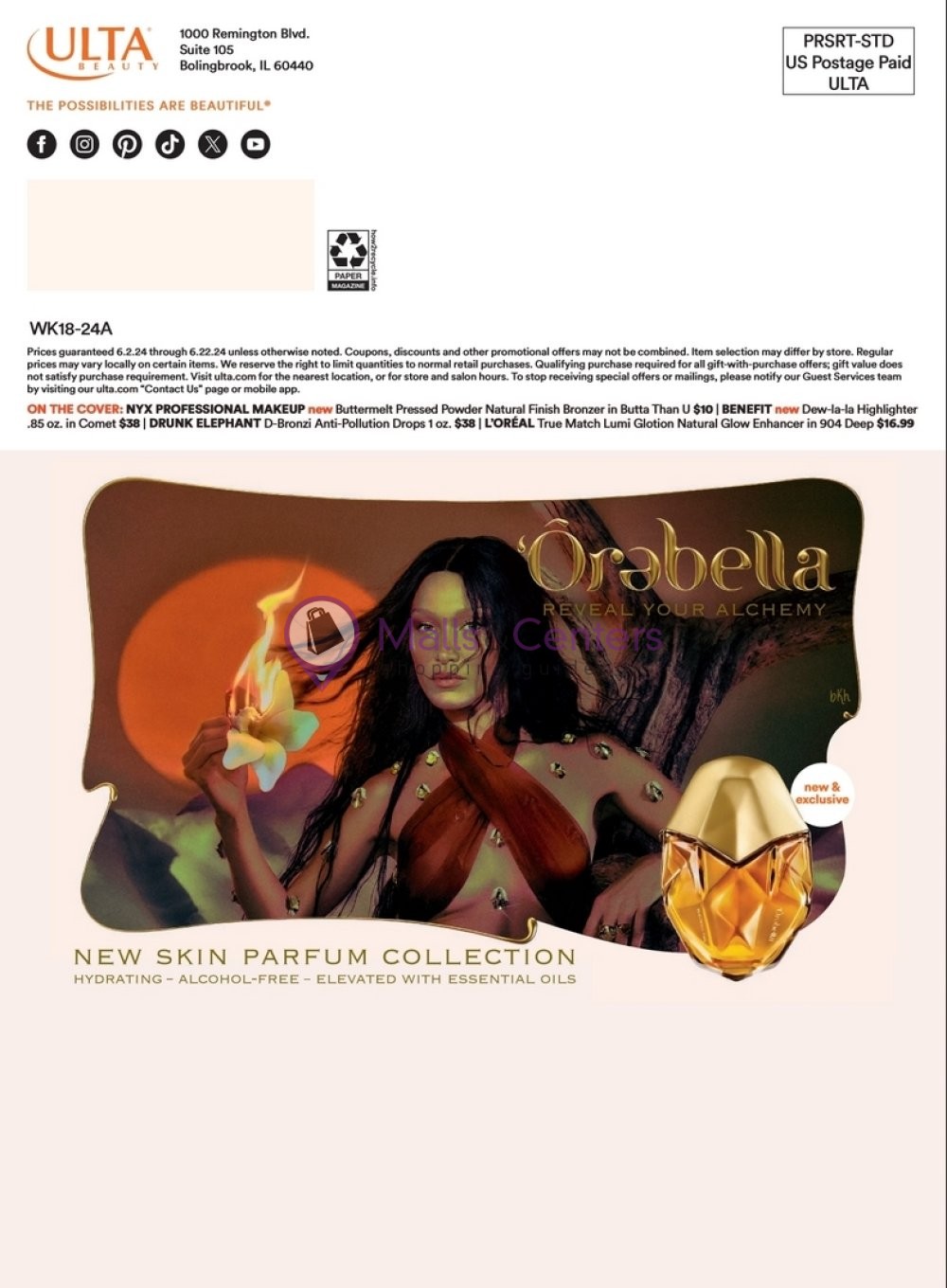 Weekly ad for Ulta Beauty valid: 06/02/2024 - 06/22/2024, page 44 Weekly ad for Ulta Beauty valid: 06/02/2024 - 06/22/2024, page 44