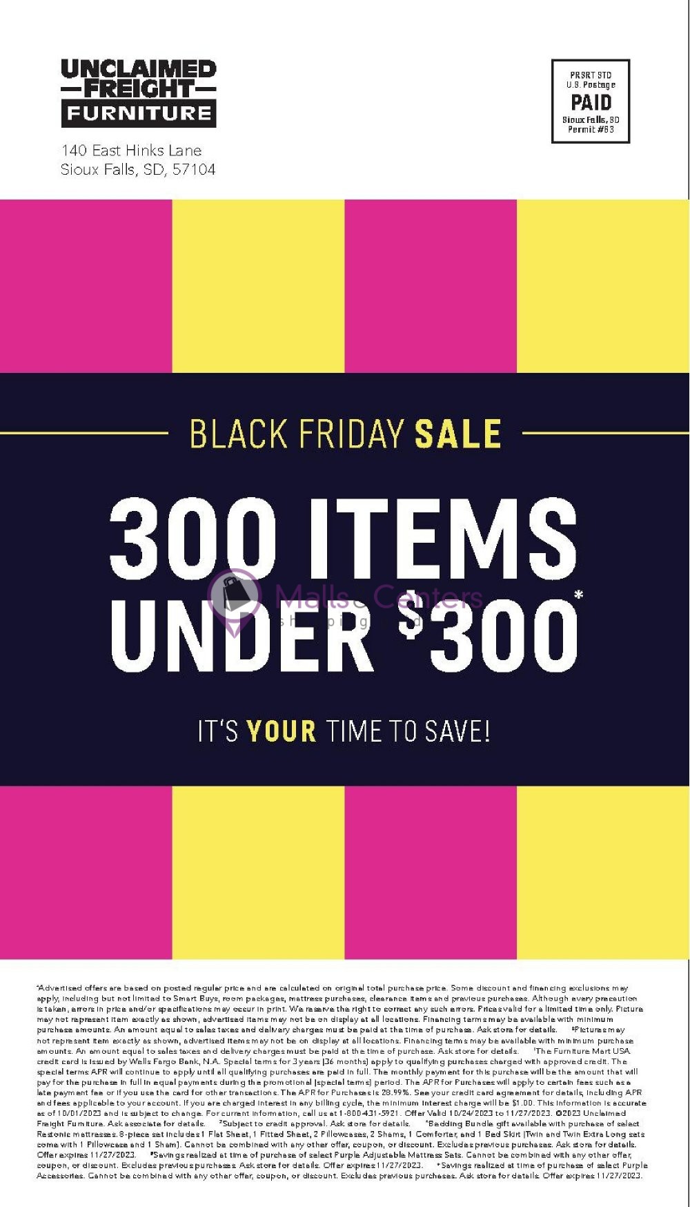 Weekly ad for Unclaimed Freight Furniture valid: 10/24/2023 - 11/27/2023, page 17