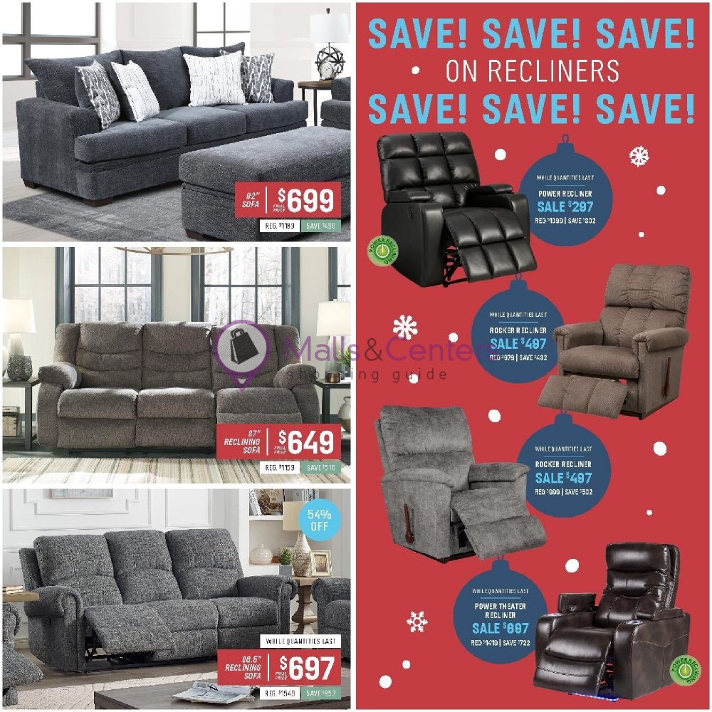 Unclaimed Freight Furniture Weekly Ad sales & flyers specials