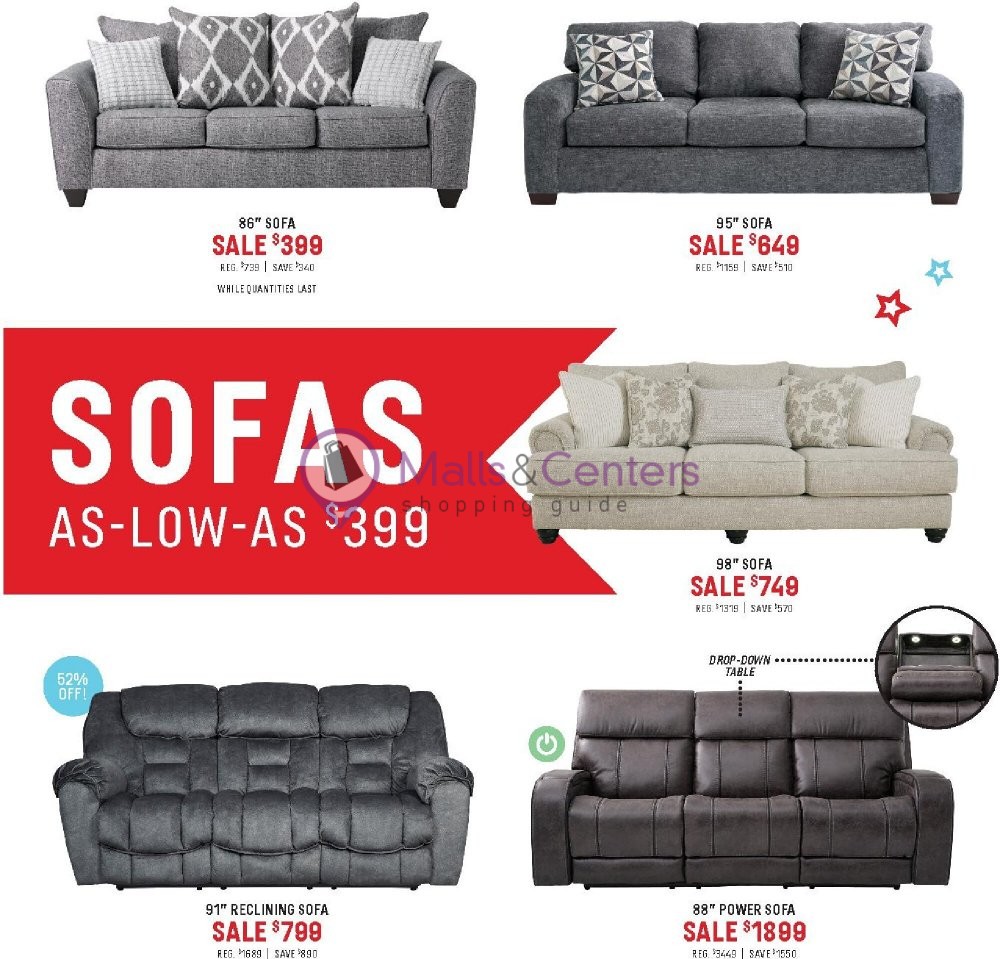 Unclaimed Freight Furniture Weekly ad valid from 05/09/2023 to 06/05