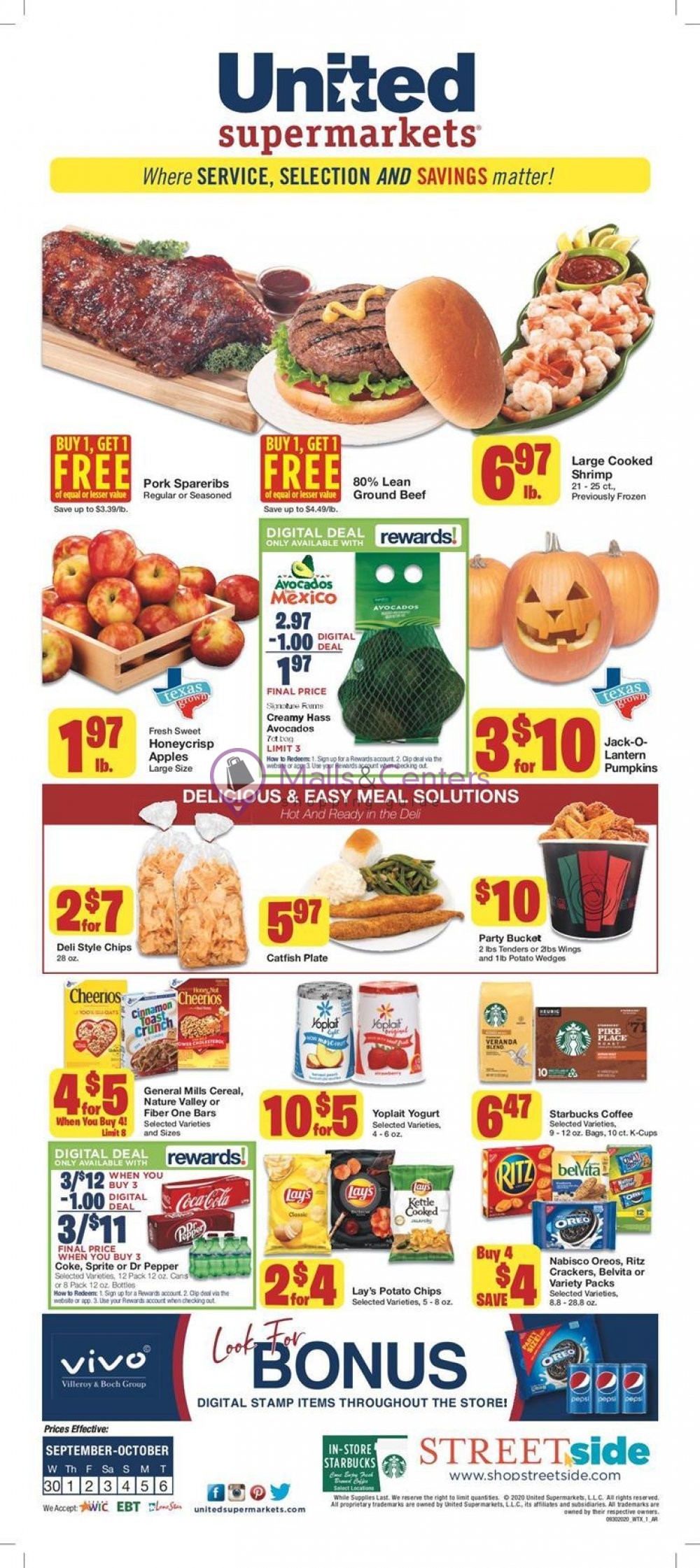 United Supermarkets Weekly ad valid from 09/30/2020 to 10/06/2020