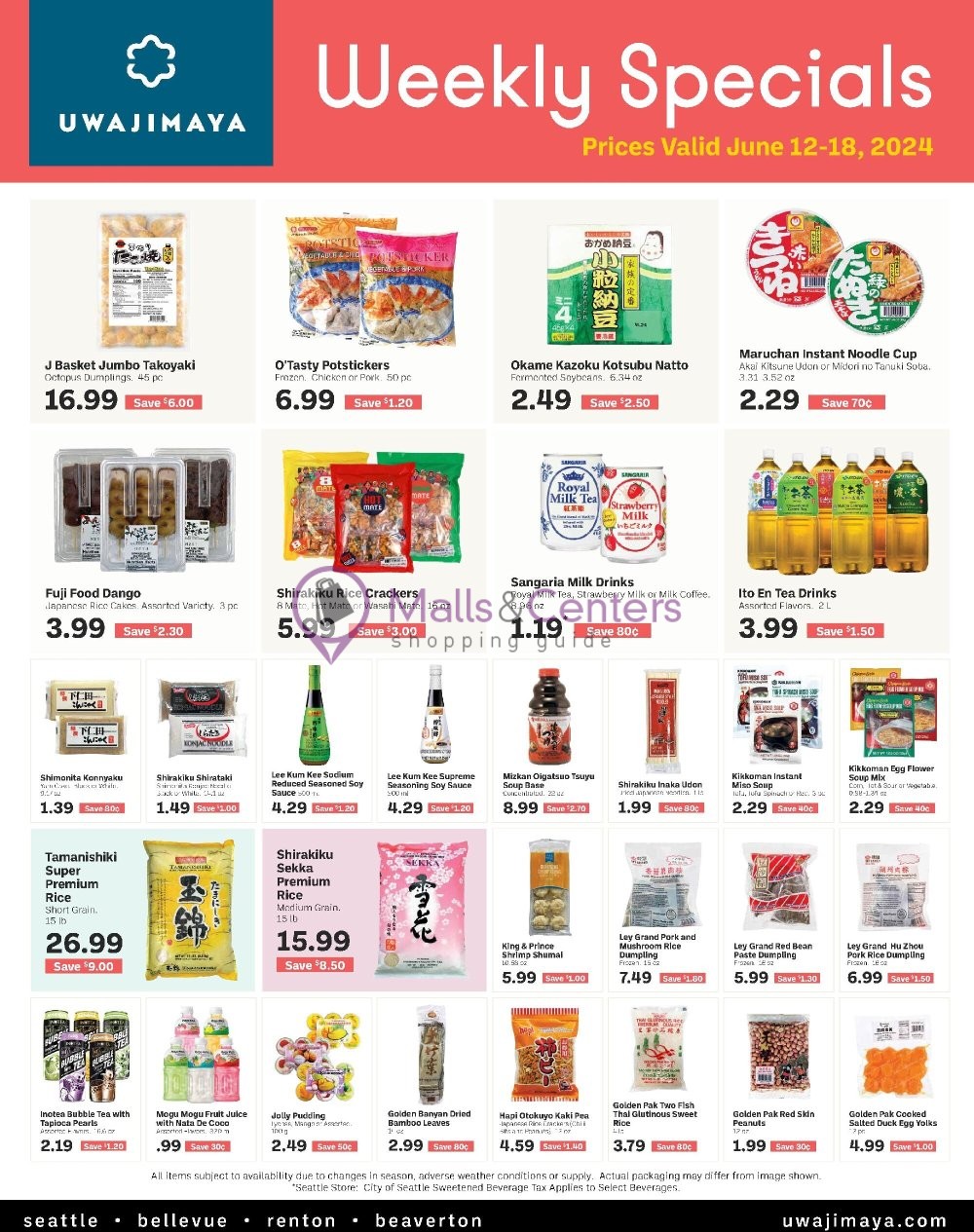 Weekly ad for Uwajimaya valid: 06/12/2024 - 06/18/2024, page 2