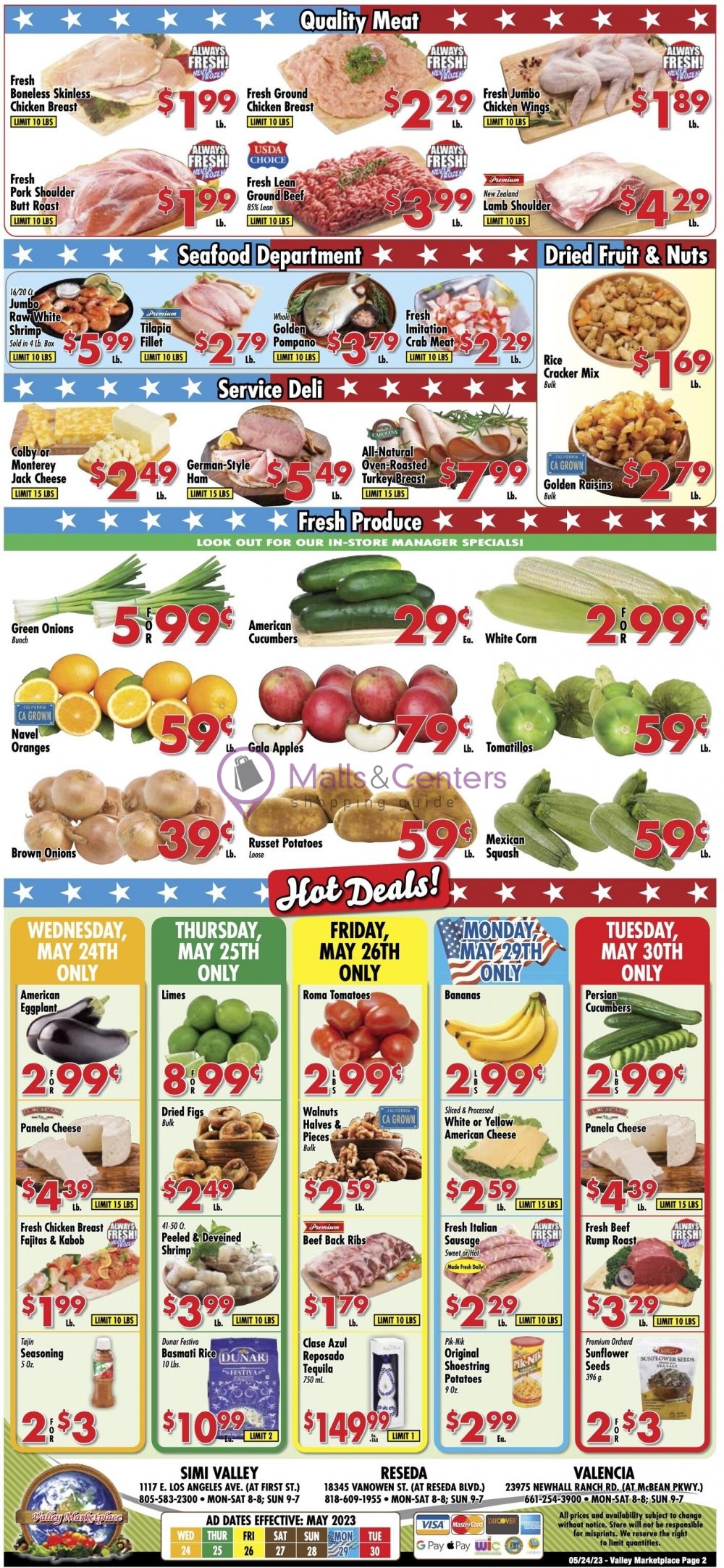 Weekly ad for Valley Marketplace valid: 05/24/2023 - 05/30/2023, page 2