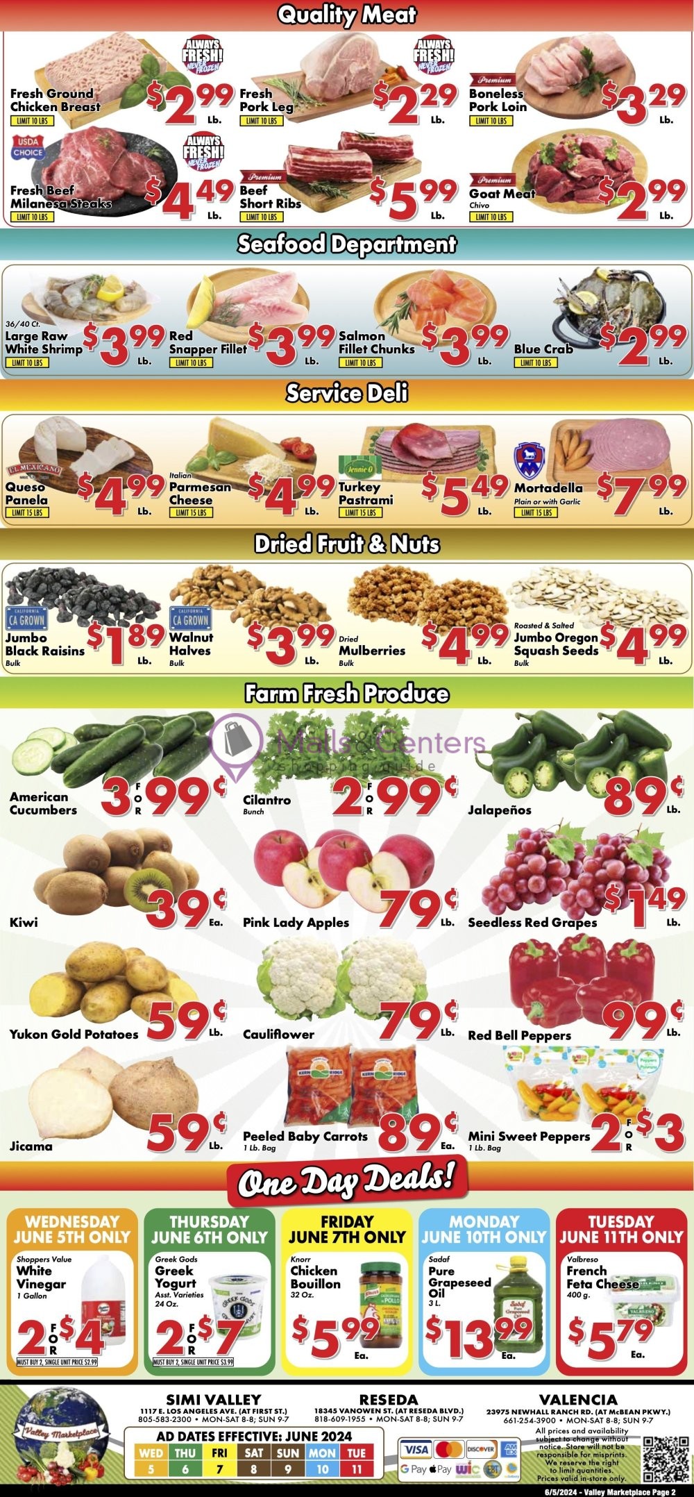 Weekly ad for Valley Marketplace valid: 06/05/2024 - 06/11/2024, page 2