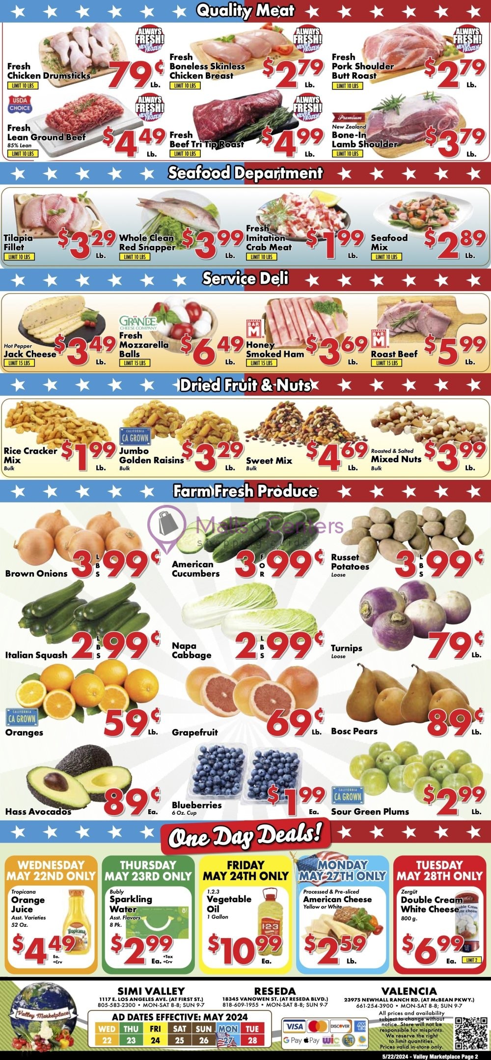 Weekly ad for Valley Marketplace valid: 05/22/2024 - 05/28/2024, page 2