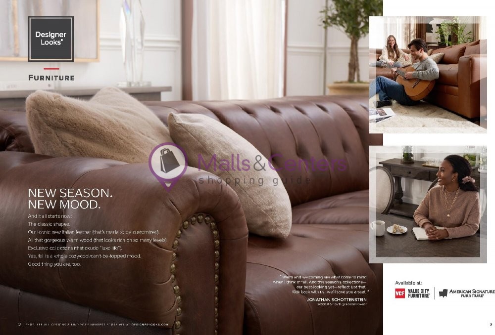 Value City Furniture Weekly ad valid from 10/01/2023 to 11/30/2023 MallsCenters