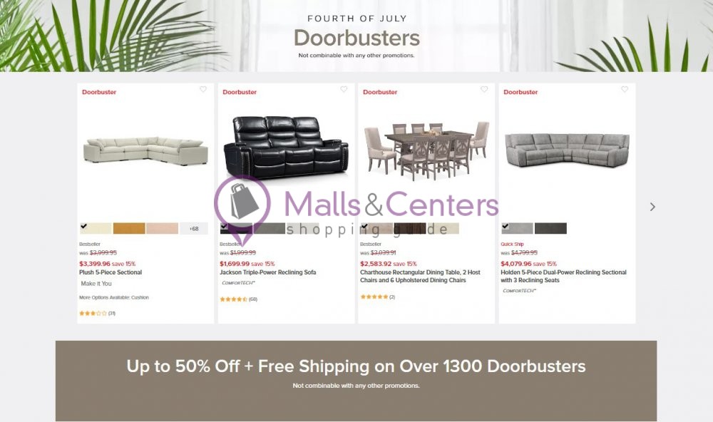 Value City Furniture Weekly Ad sales & flyers specials MallsCenters