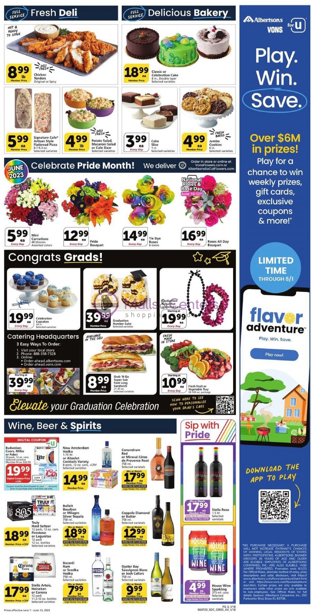 Vons Weekly ad valid from 06/07/2023 to 06/13/2023 MallsCenters