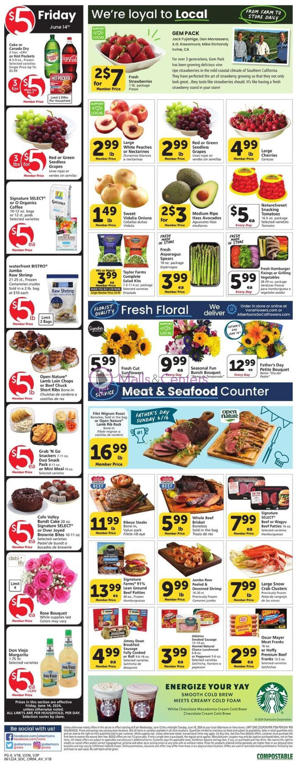 Weekly ad for Vons valid: 06/12/2024 - 06/18/2024, page 3 Weekly ad for Vons valid: 06/12/2024 - 06/18/2024, page 3