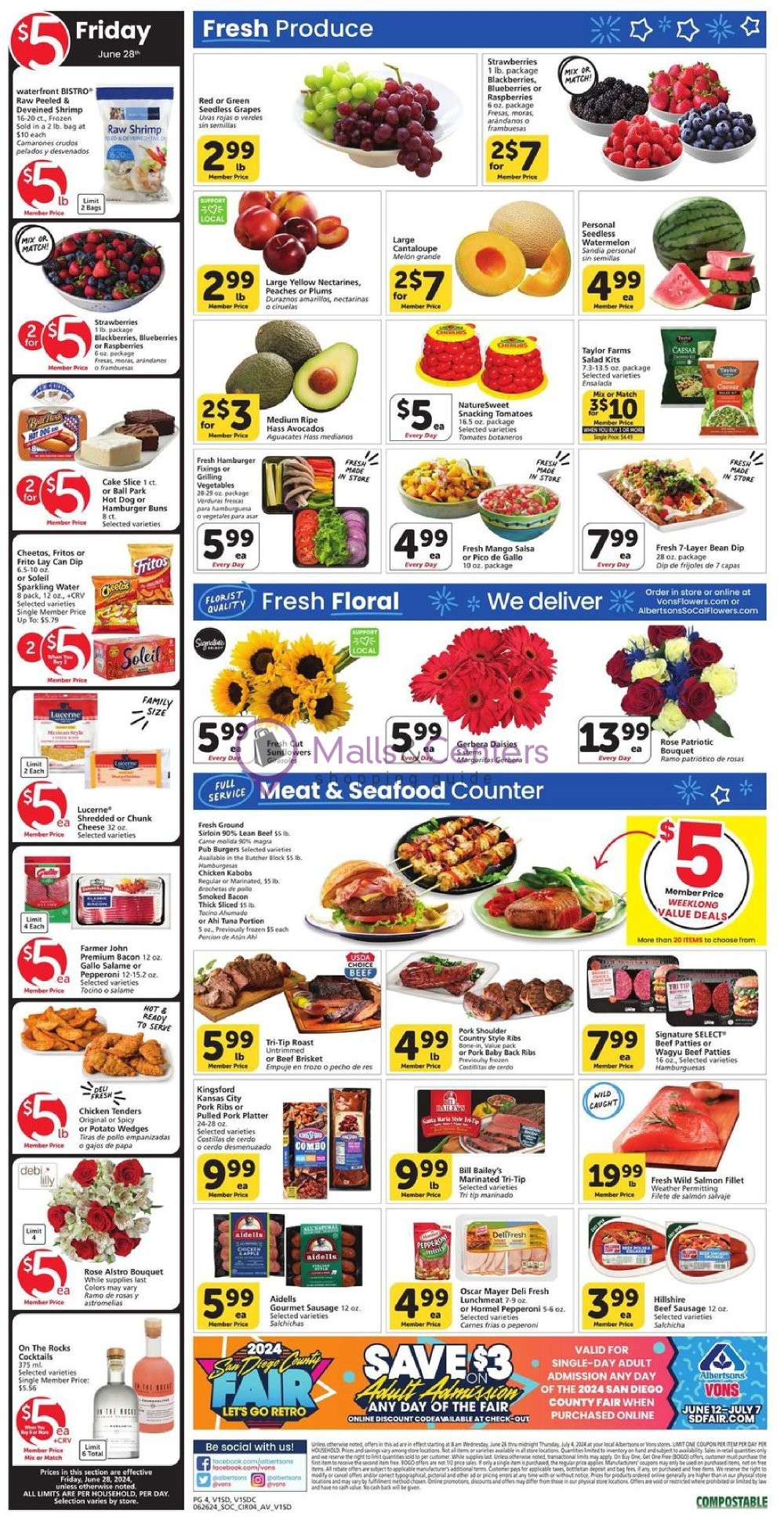 Weekly ad for Vons valid: 06/26/2024 - 07/04/2024, page 3