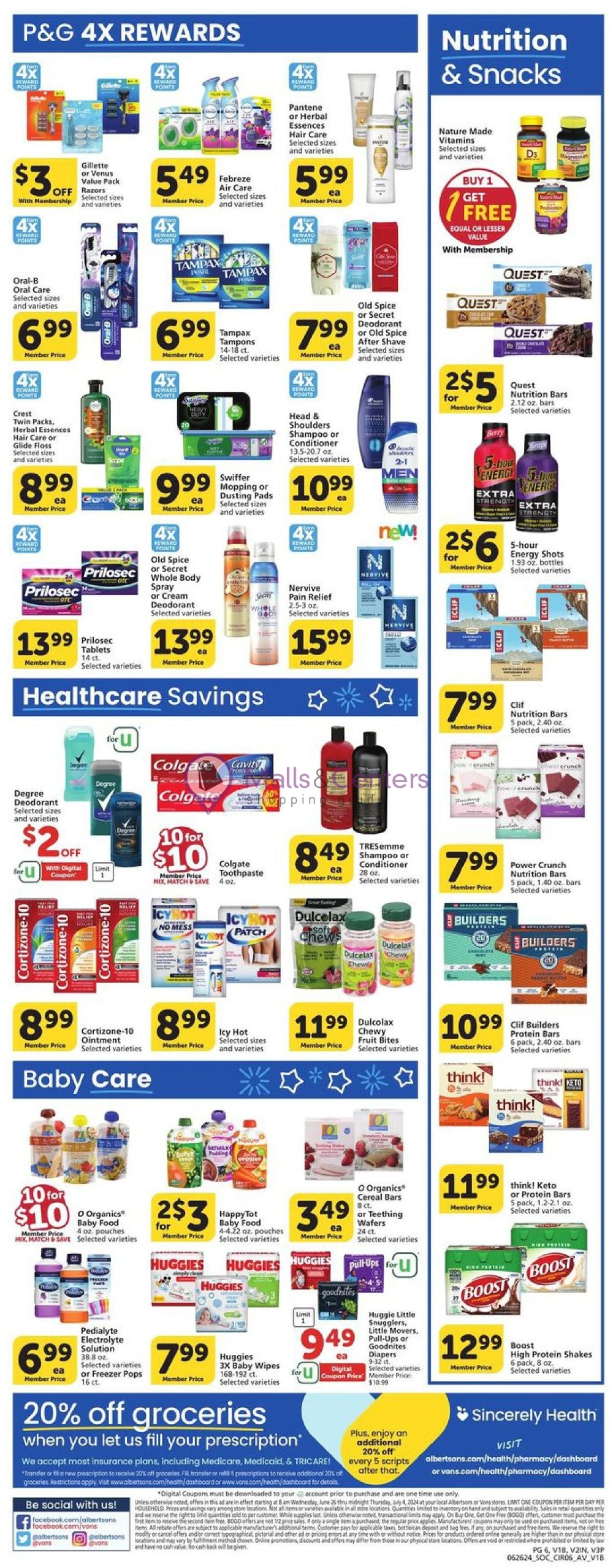 Weekly ad for Vons valid: 06/26/2024 - 07/04/2024, page 5