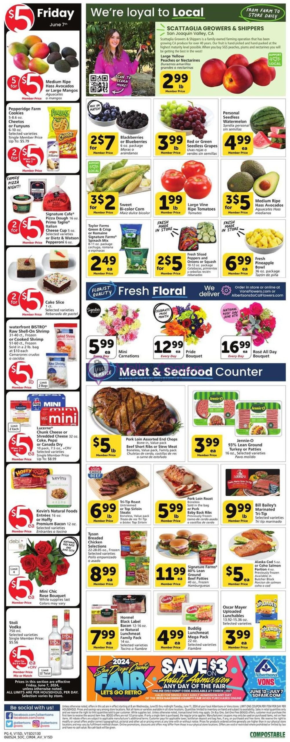 Weekly ad for Vons valid: 06/05/2024 - 06/11/2024, page 3